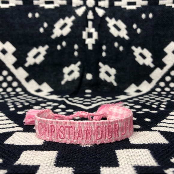 Dior Jewelry - DIOR ★ Authentic Women’s Paisley Pink Friendship Bracelet